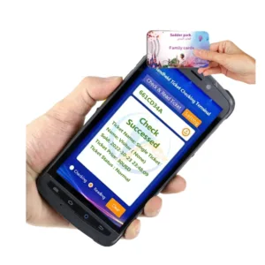 Integrated Printer RFID QR Code Scanner for Complete Park Ticketing and Access Control