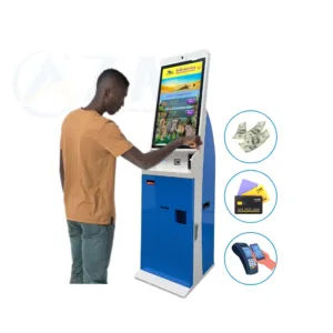 Cash Accepting Ticketing Kiosk for Self-Service Park Entry and On-Site Ticket Sales