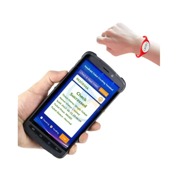 handheld QR code scanner for ticketing